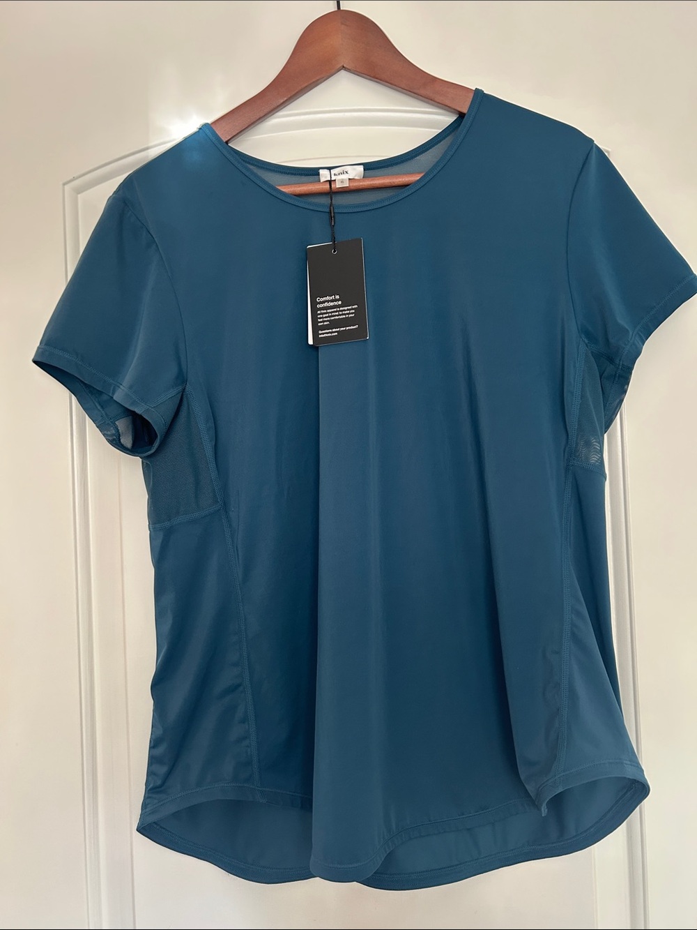 knix Teal Short-Sleeve Active Tee